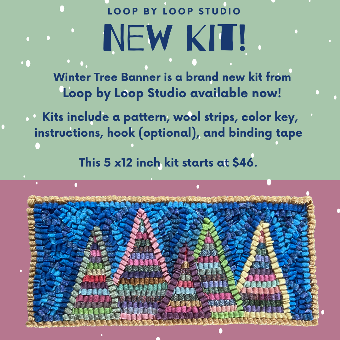 DIY CRAFT KIT - Winter Tree Banner - Complete 5.5 x 12