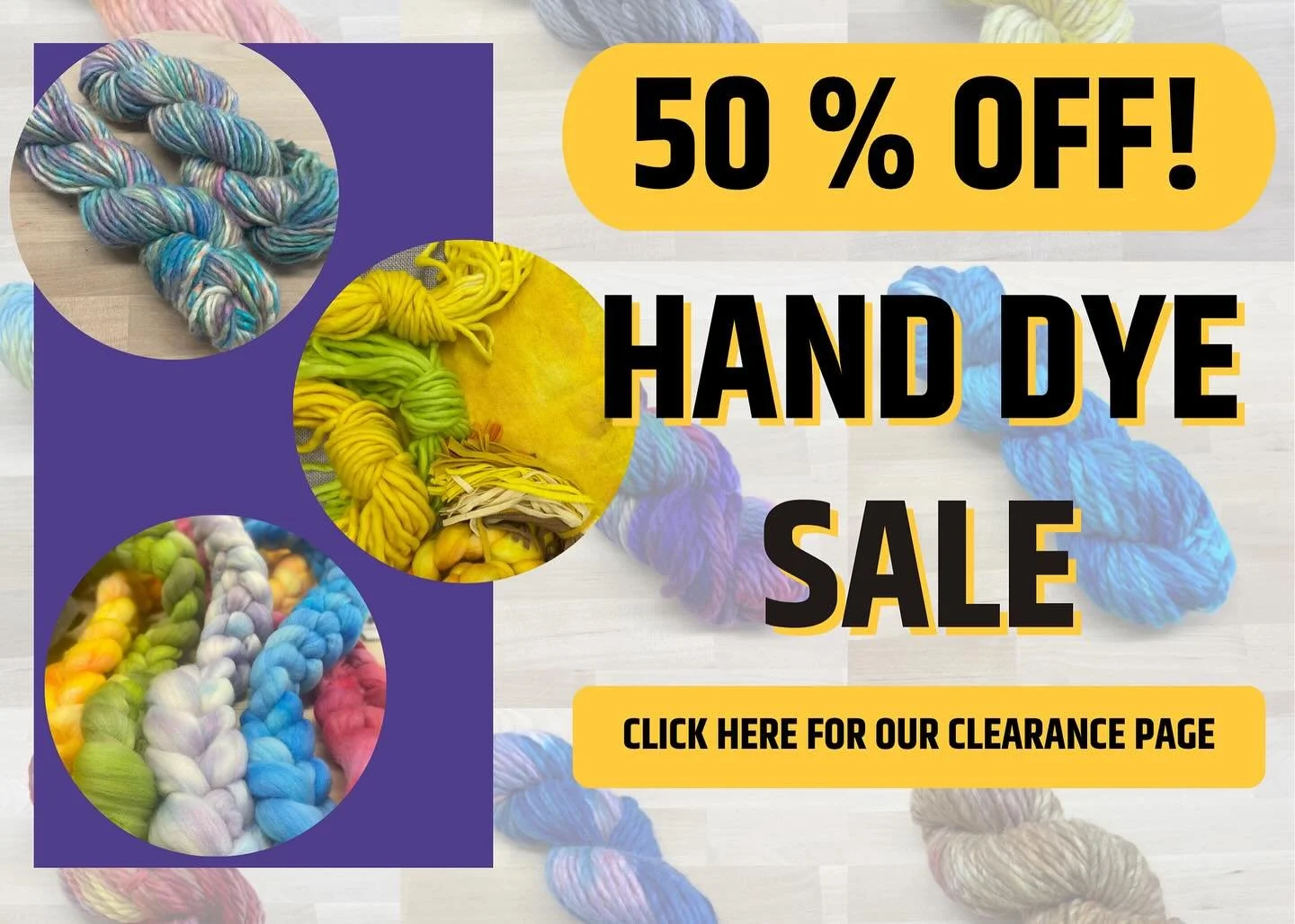 Thanks to everyone who visited us at Friday&rsquo;s hook in and our open studio sale yesterday! I had big discounts this weekend and the website is now updated with those 50% off deals! Head to the clearance page on LoopbyLoopStudio.com! #fiber #hand