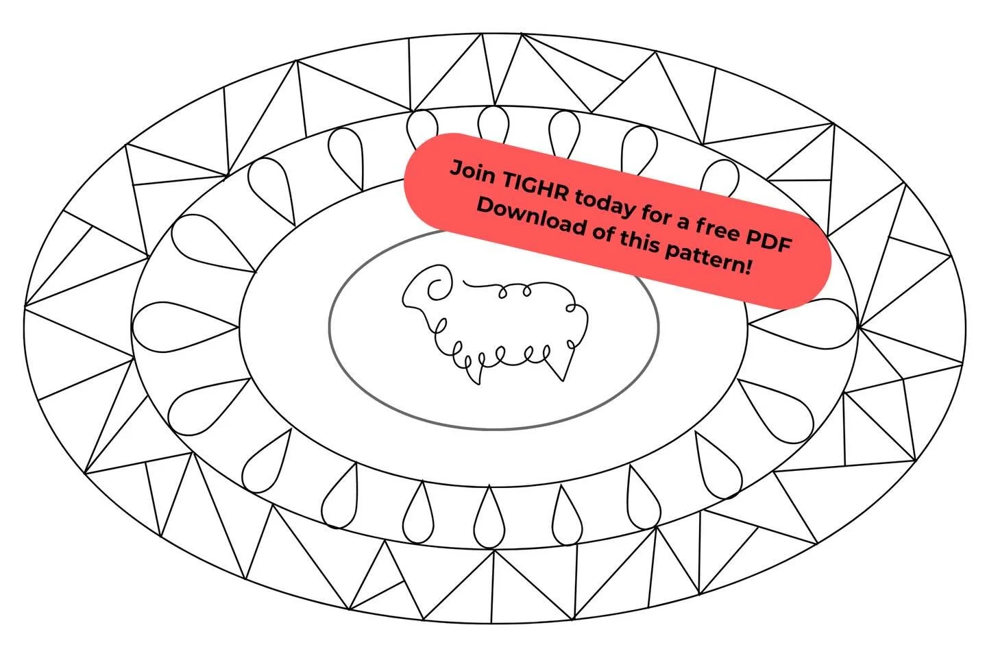 If you join @tighr_international today you can download this free pattern in time for Thursday&rsquo;s hook-along live on zoom to celebrate International Rug Hooking day! Ask me questions! #rughooking #hookedrug #rugmaking #rughookersofinstagram #fib