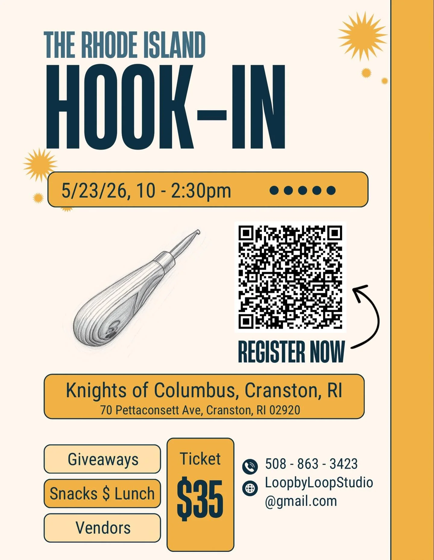 Want to come to the Rhode Island Hook- In this Spring? The details and sign up listing is now LIVE on LoopbyLoopStudio.com/upcomingclasses! Head there for more information or DM me for a link. Hope to see you there! #rugmaking #rughooking #rhodeislan