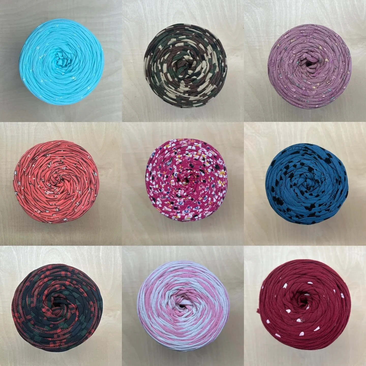 Working on getting some new t shirt yarns listed on LoopbyLoopStudio.com! DM me if you see anything you need for your hooking or weaving projects! #rughooking #hookedrug #weaving #fiberart #textileart