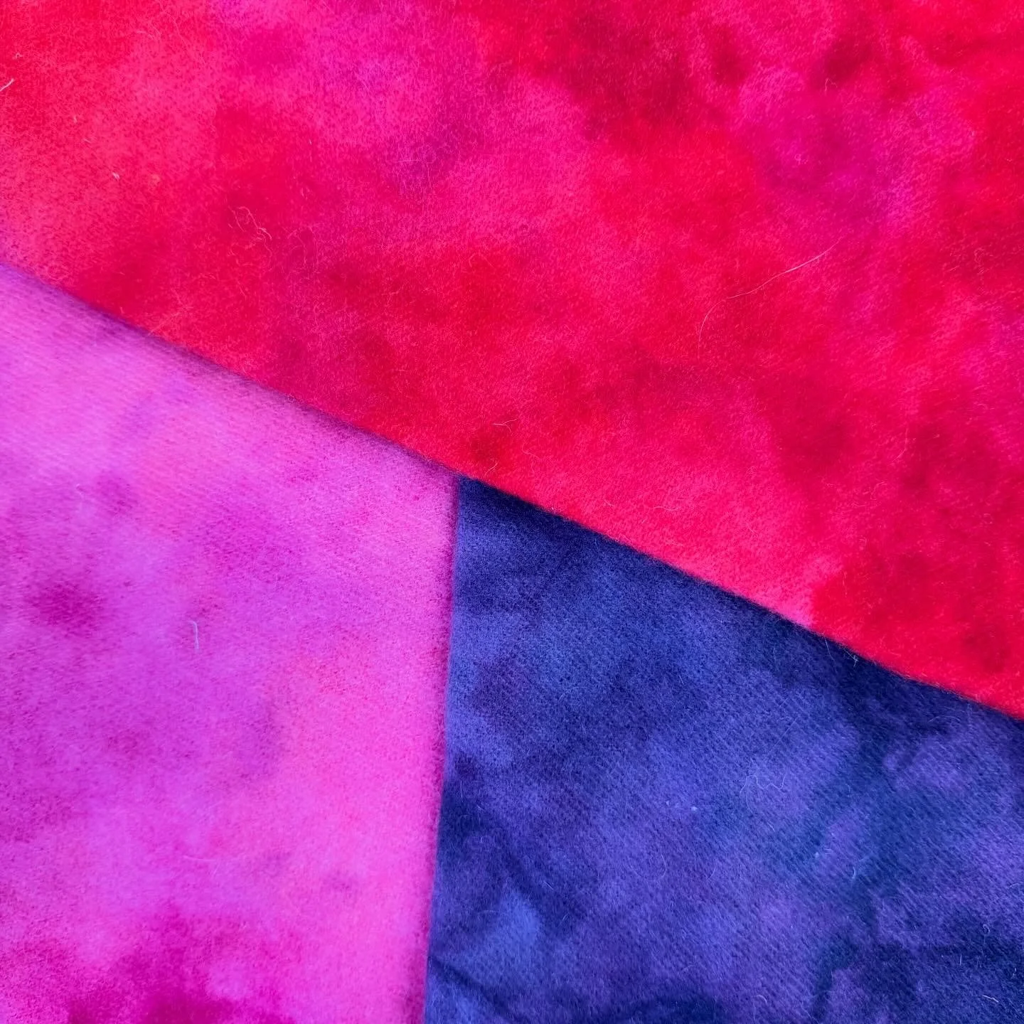 I bought three different color ways from my new rug hooking friend Gina from @acrossgenerations while we were at the @newenglandfarmandfiber on Sunday! I&rsquo;ve no plan for these wools but I couldn&rsquo;t leave without them! I especially love the 