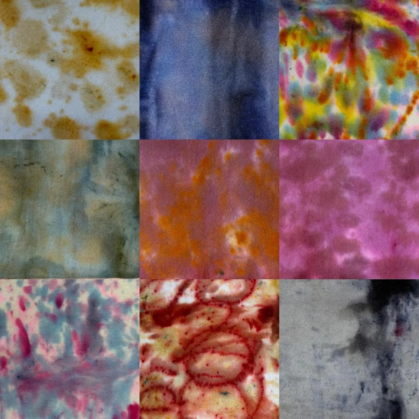 My snowocalypse wool painting yielded some interesting results! Photographing and listing all day today. Stay tuned! #rughooking #wooldyeing #fiberart #textileart #fiberartist