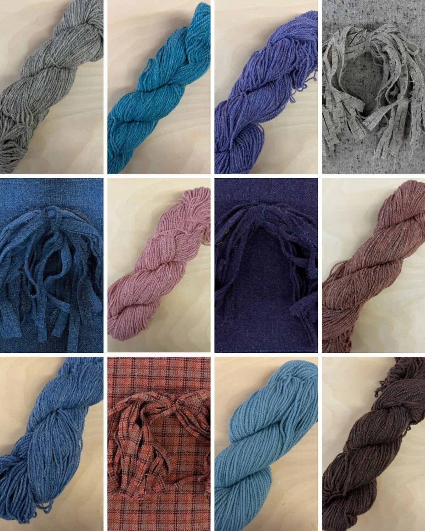 New swatch colors and Heritage Briggs &amp; Little colors available now! Loopbyloopstudio.com. #rughooking #rugmaking #yarnlove #fiberart #textileart