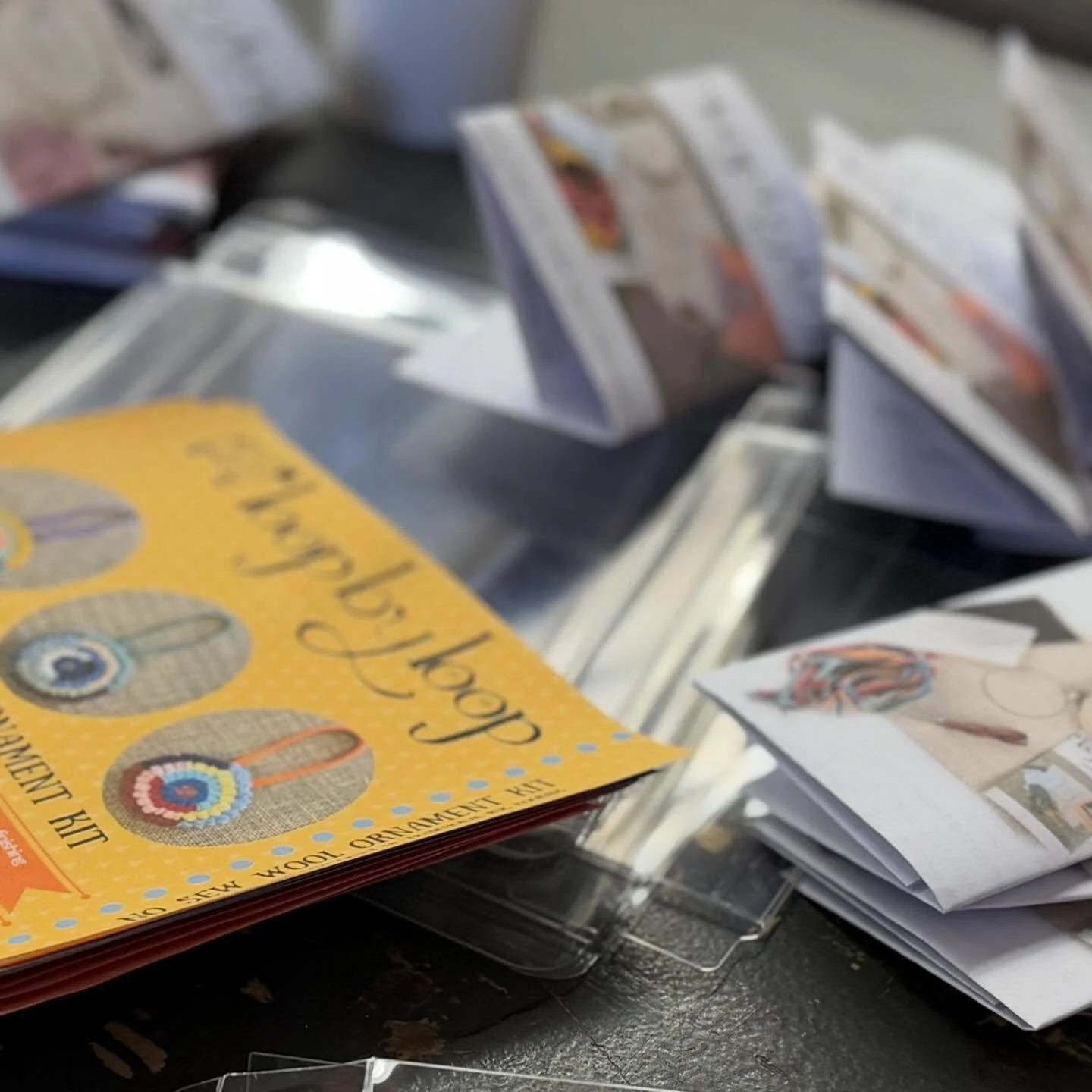 It&rsquo;s a kit-making kind of Monday! #rughooking #craftkits #crafts #fiberart #textileart