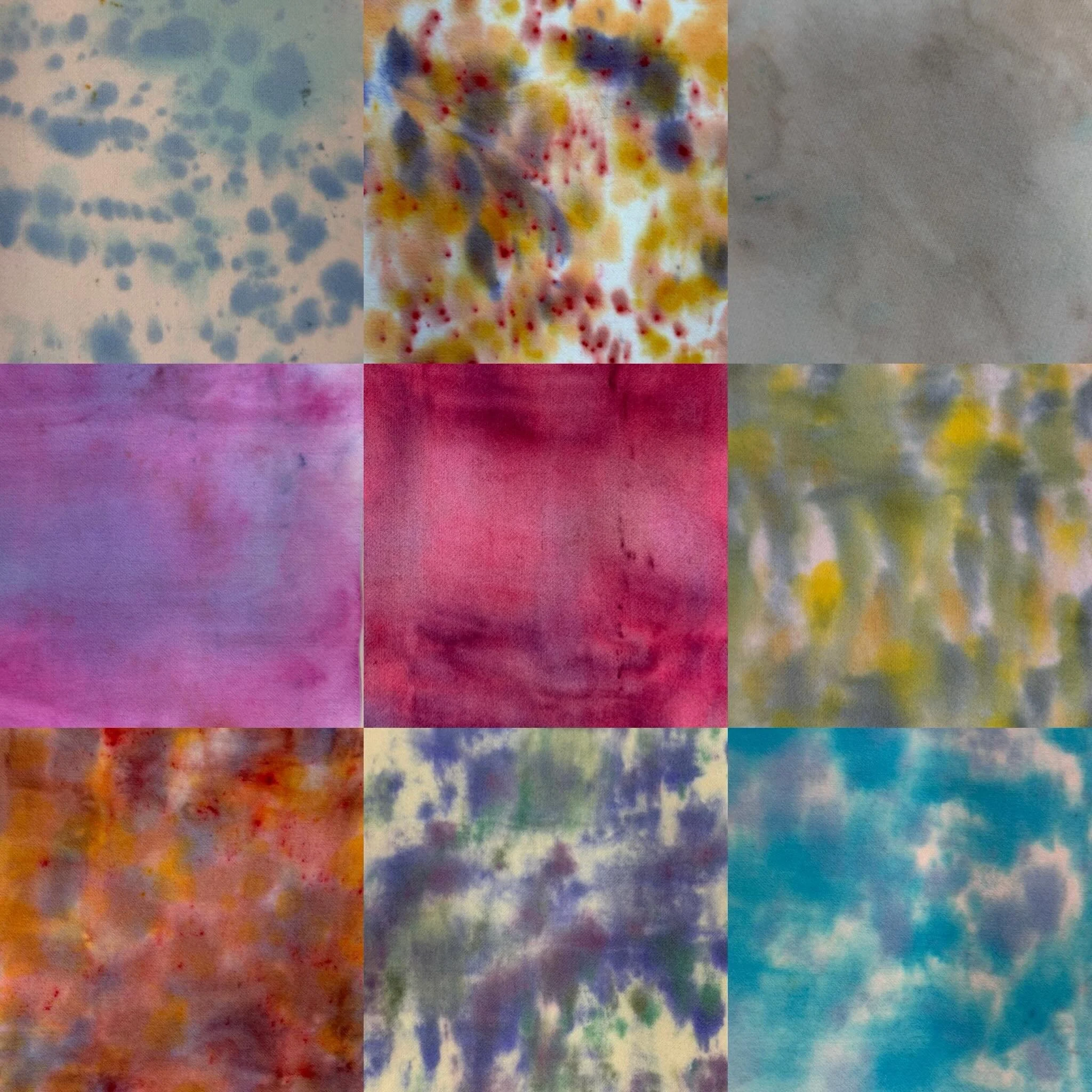 Photographing a whole slew of hand dyed from last week. Stay tuned for the listings! #rughooking #handdyedwool #aciddyes #hookedrug #rugmaking