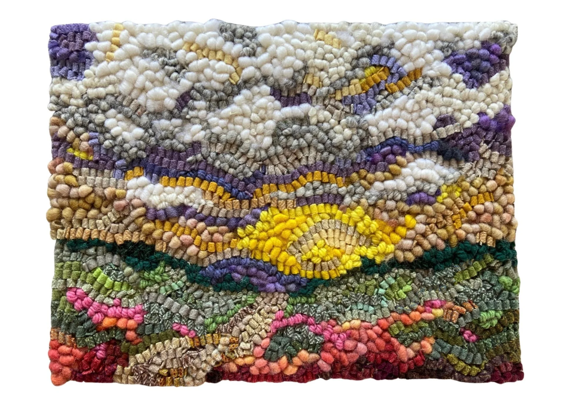 I&rsquo;m currently prepping for my first time teaching (and visiting) Sauder Rug Hooking week!  I&rsquo;ll be demoing on Thursday from 1-4pm, teaching The Expressive Landscape on Friday, and Beginners Rug Hooking on Saturday. 
Who else is coming?! C