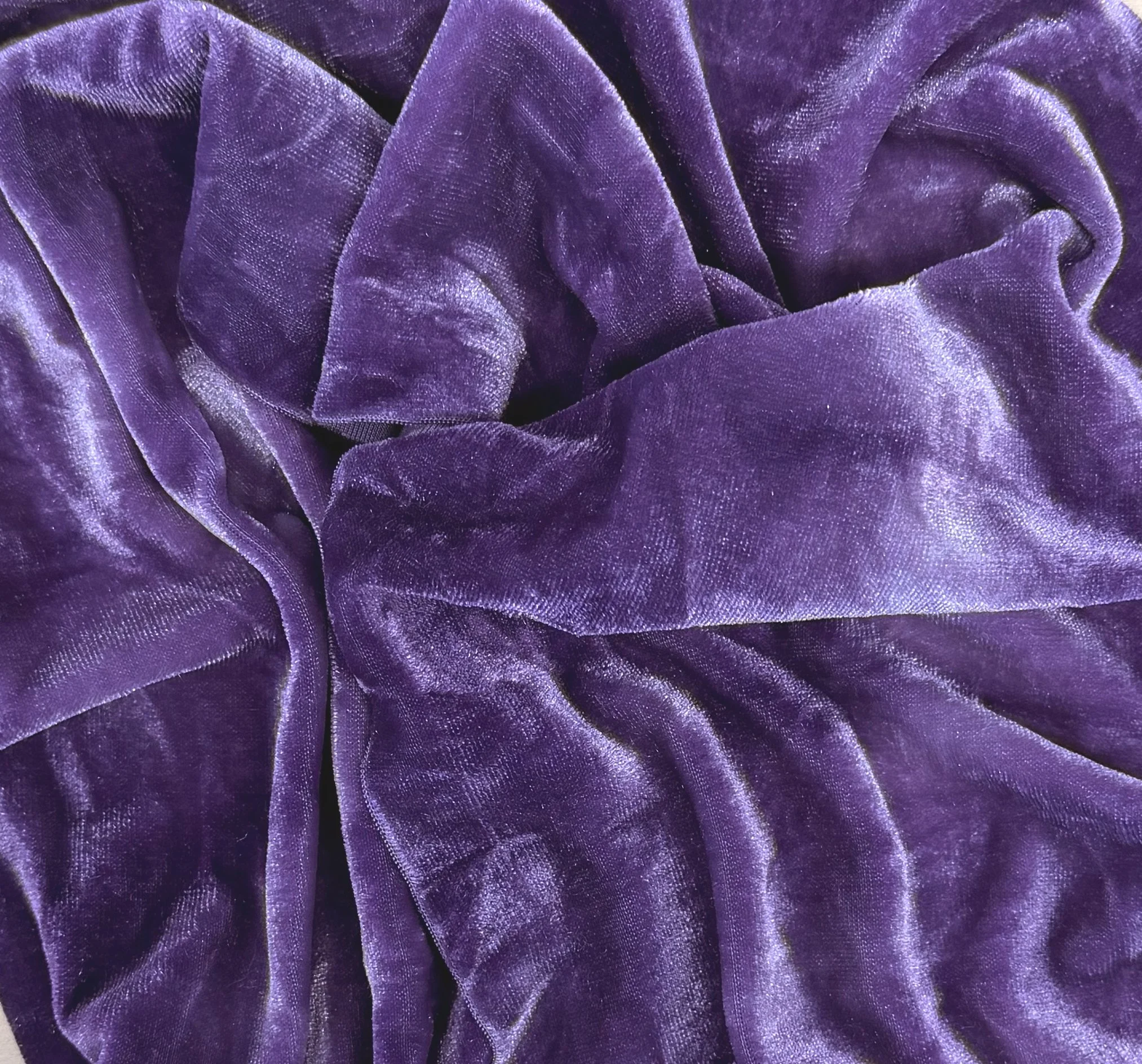 Velvet - Lilac - Hand dyed 6 x 30 inch fabric for Rug Hooking, Punch Needle, Weaving, Applique, and More!