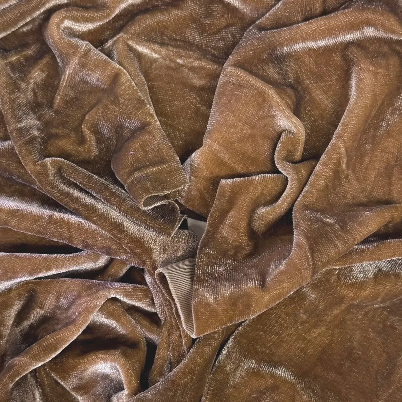 Velvet - Chocolate Brown- Hand dyed 6 x 30 inch fabric for Rug Hooking, Punch Needle, Weaving, Applique, and More!