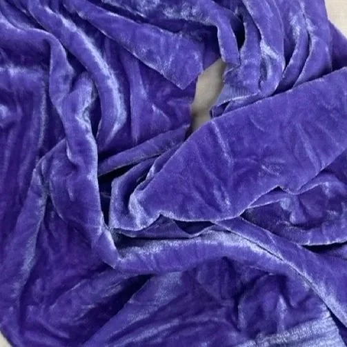 Velvet - Lavender - Hand dyed 6 x 30 inch fabric for Rug Hooking, Punch Needle, Weaving, Applique, and More!