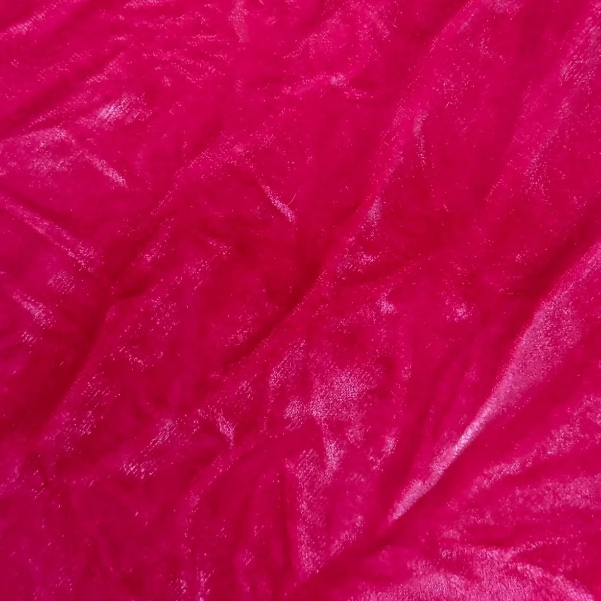 Velvet - Fuchsia - Hand dyed 6 x 30 inch fabric for Rug Hooking, Punch Needle, Weaving, Applique, and More!