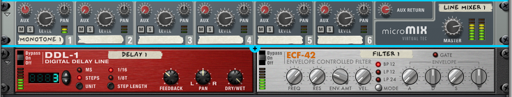 reason racks bp delay filter