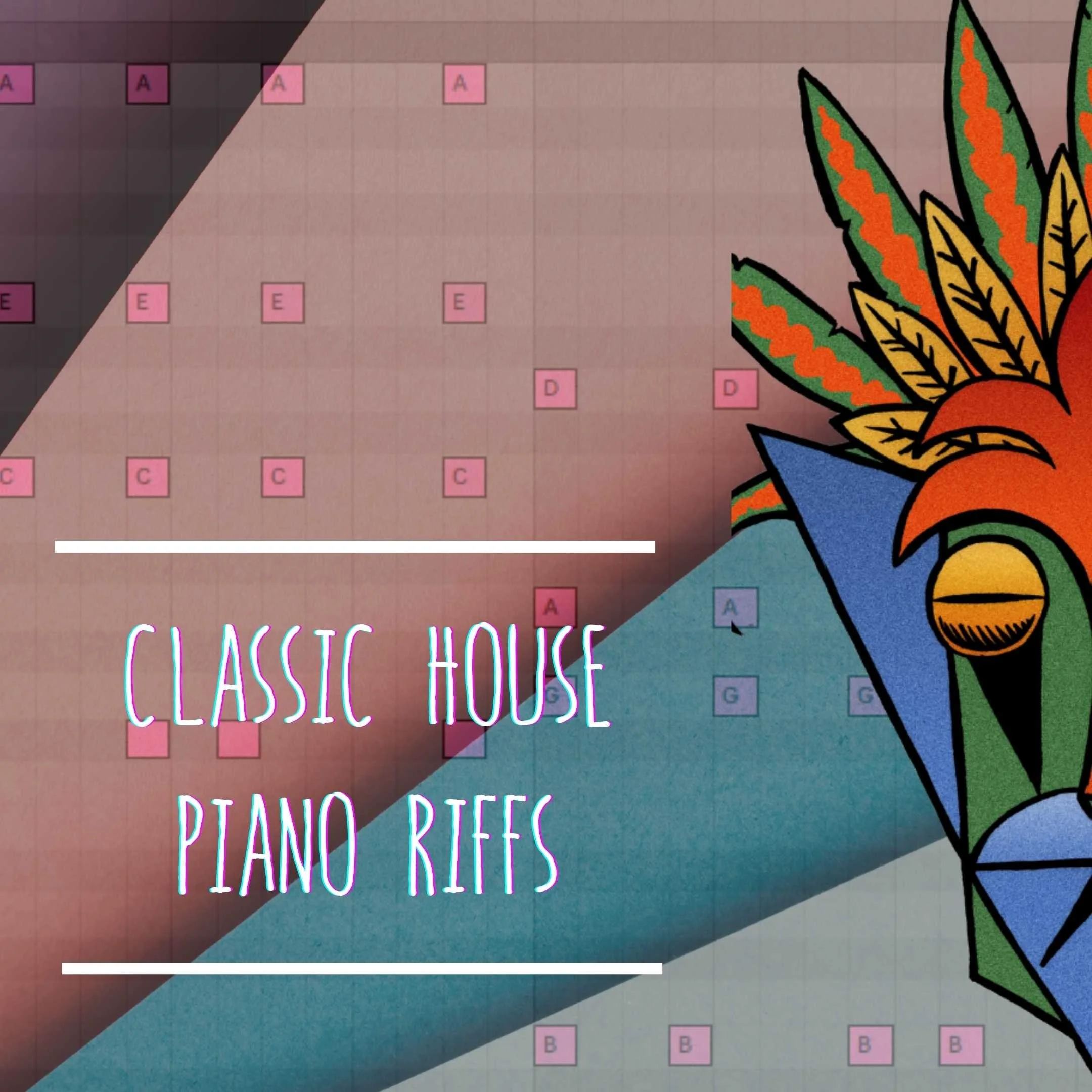 Classic House Piano Riff Midi & Audio