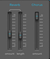 BA-1 chorus and reverb settings