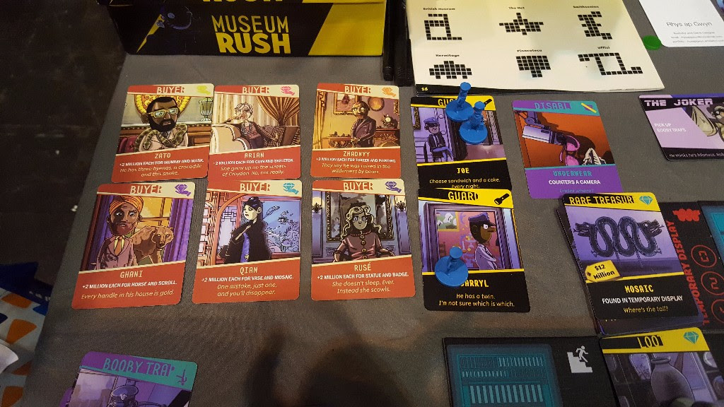 MUSEUM RUSH CARD GAME 