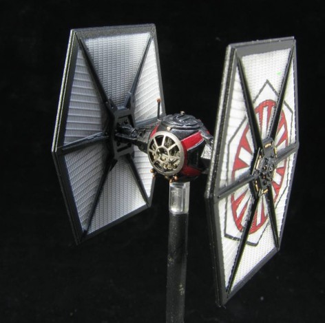 Blogger - SpikeyBits - Repainted Tie Fighter