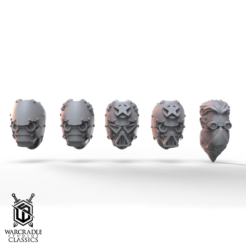 Lawmen Interceptor Riders Alternate Head Pack