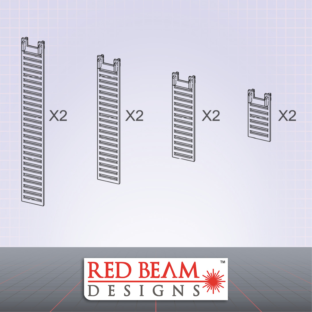 Complex Red - Clip-On Ladder Set