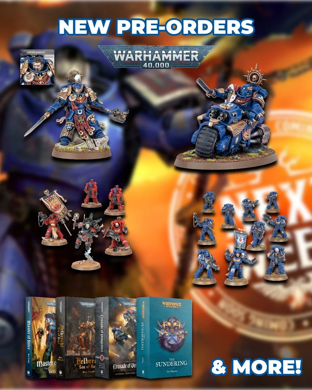 The God-Emperor has blessed us with more Space Marine reinforcements 🚀

Pre-orders have just dropped into orbit; shop now via the link in our bio for up to 20% off RRP 💥

#SpaceMarines #Warhammer40K #GamesWorkshop #WarhammerCommunity