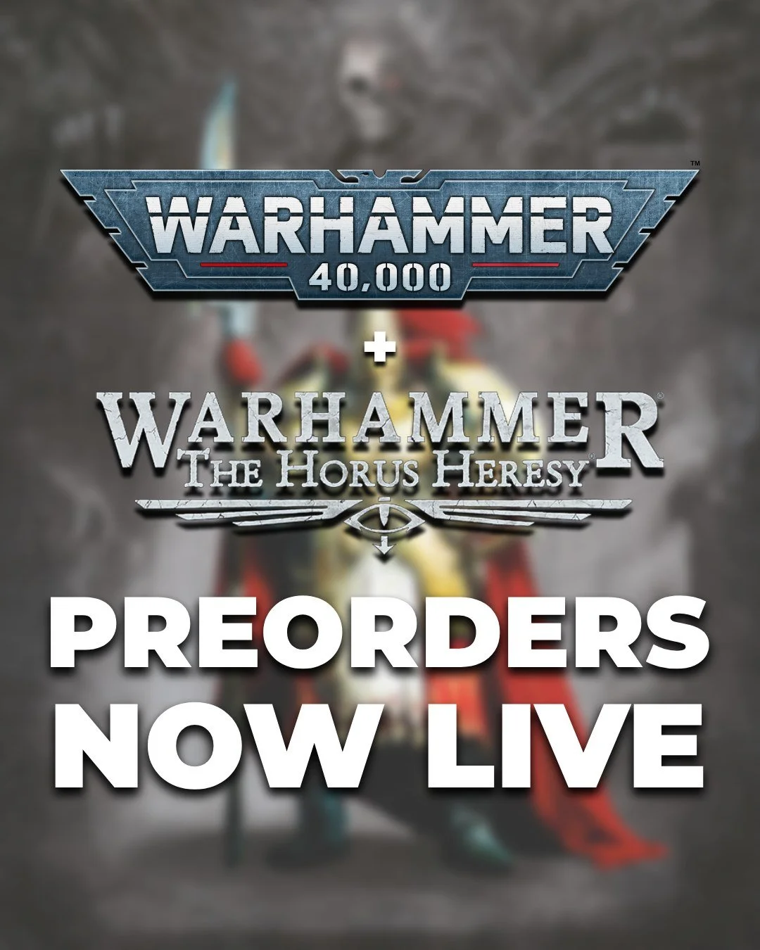 The Emperor's finest charge onto the battlefields of both the 31st and 41st milleniums. The newest in Adeptus Custodes are available to pre-order now.

Shop now on Wayland Games.

#warhammerthehorusheresy #warhammer40k #warhammercommunity #adeptuscus