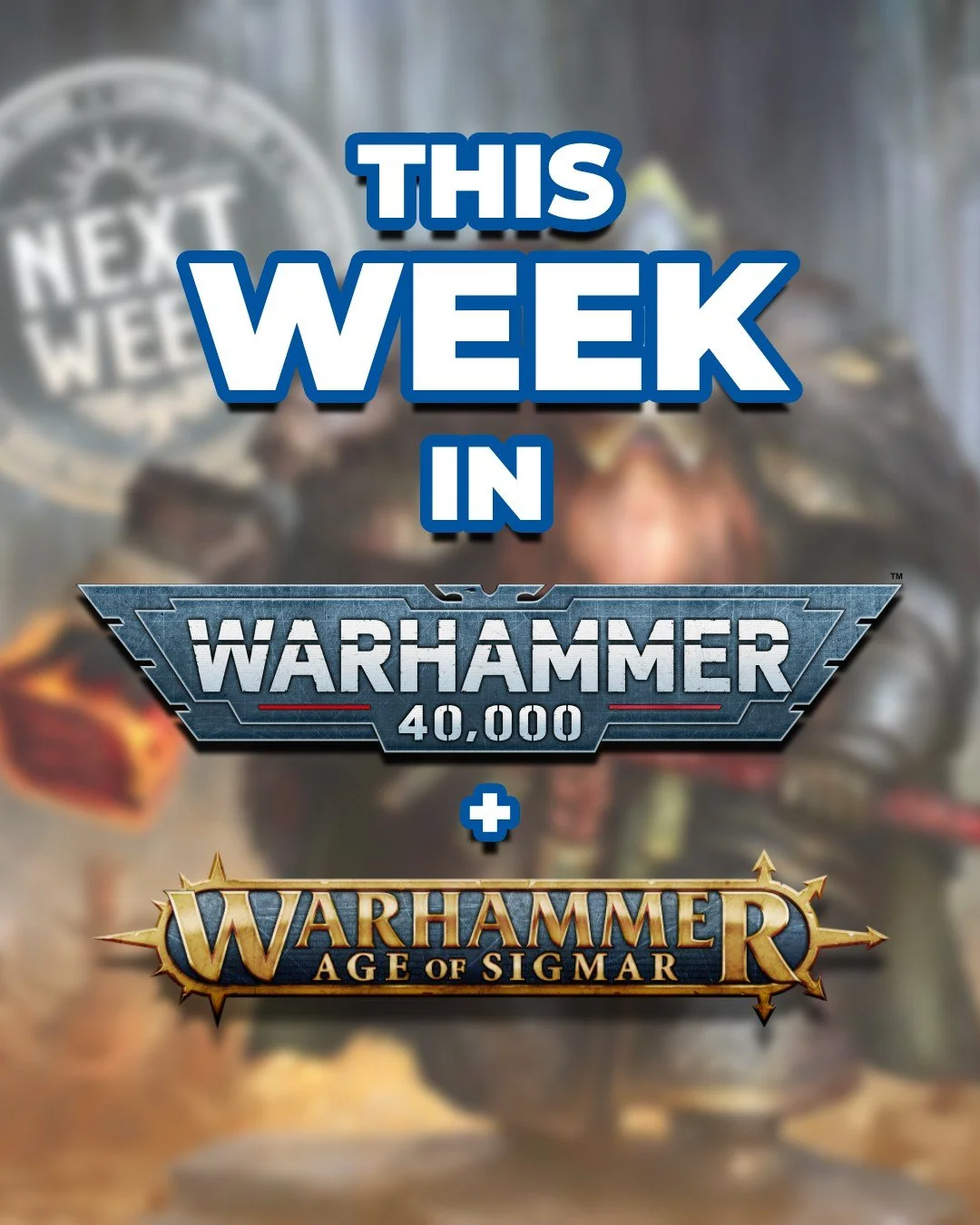This week, both #warhammer40k and #warhammeraos are getting some huge sets!

The Khazalite Holds receive an Army Set, and a Warhammer Day commemorative miniature is available as a Warqueen in Slaves to Darkness armies.

For those looking to play at h