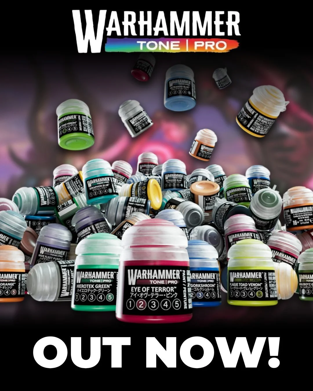 Painting fanatics, this one's for you!

Warhammer Tone Pro is officially out and available to order.

Get yours today with Wayland Games.

#warhammer #paintingminiatures #miniaturepainting #tabletopgaming