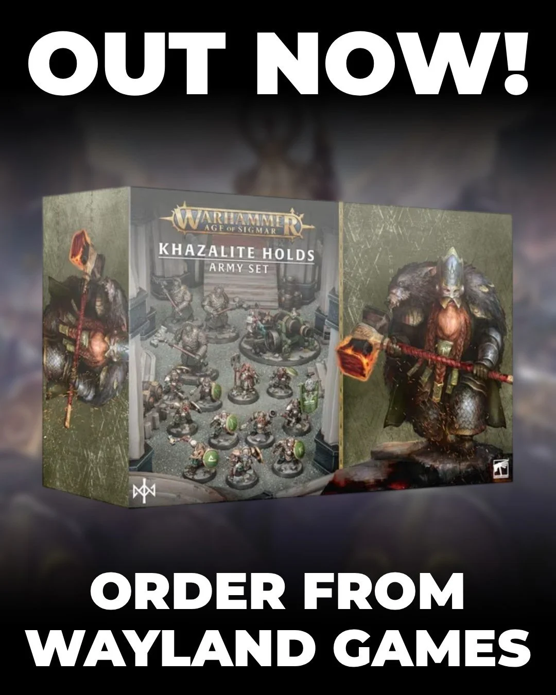 The Khazalite Holds are available to purchase now! Get yours while you can as these are single print so once they're gone they're gone.

Order Now from Wayland Games.

#warhammer #ageofsigmar #warhammerageofsigmar