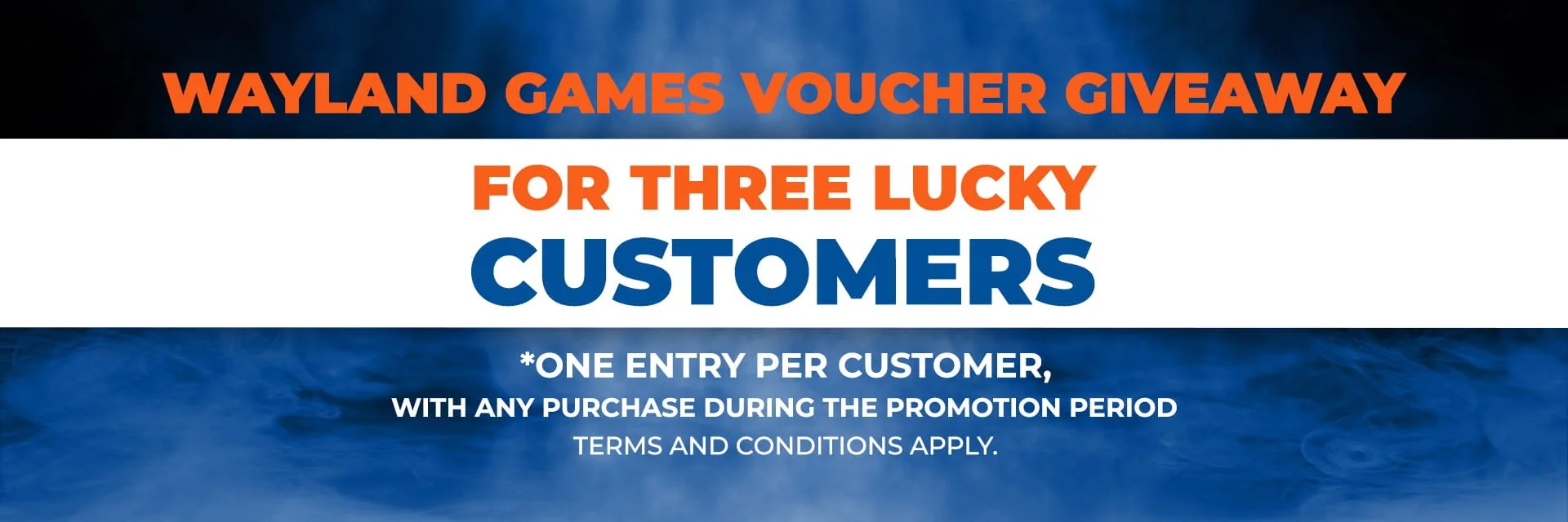 Your Chance to Win One of Three £50 Wayland Games Vouchers! — Wayland