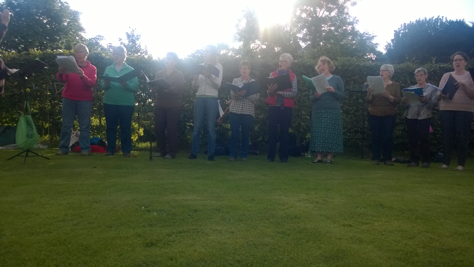 The Bridge Singers performing