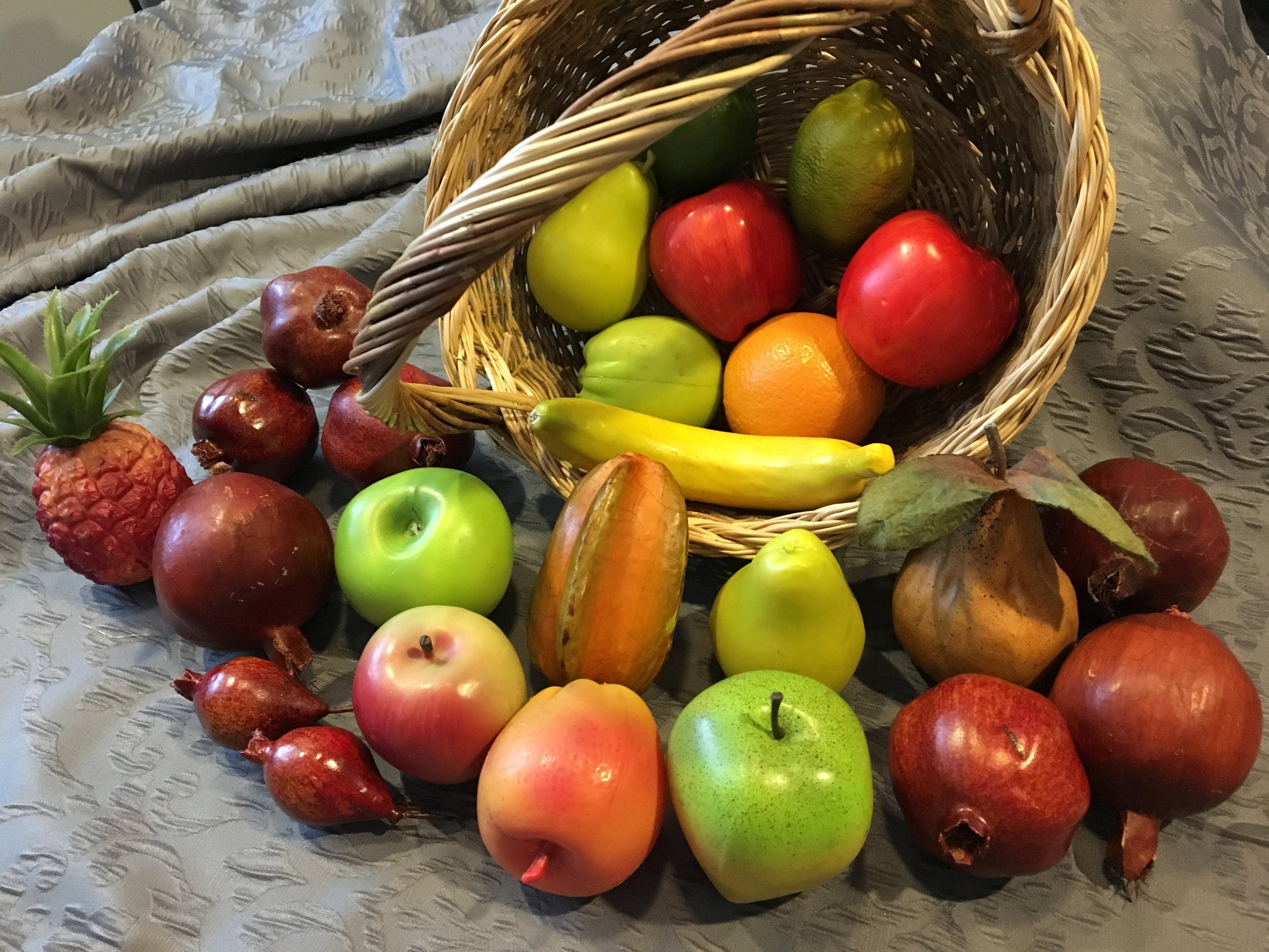 Group of 25 faux Fruit PROPS — Robyn Cotter