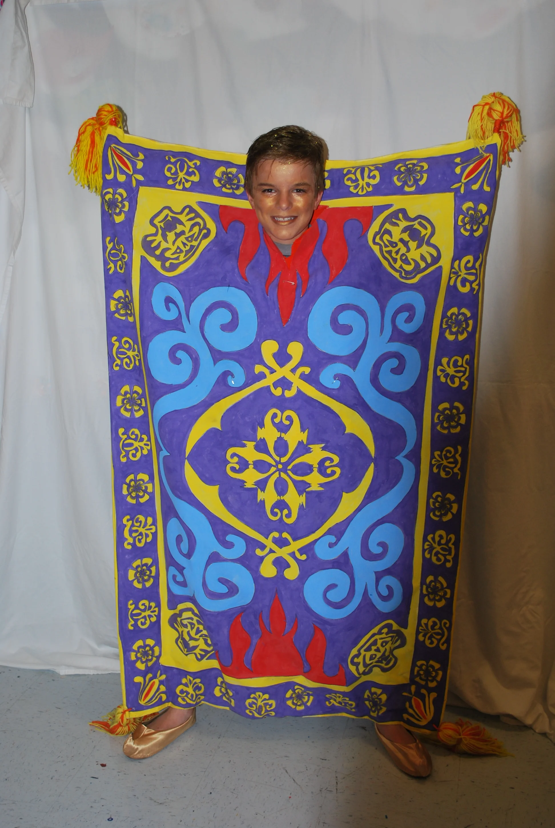 Handpainted Carpet Costume from Aladdin 2014