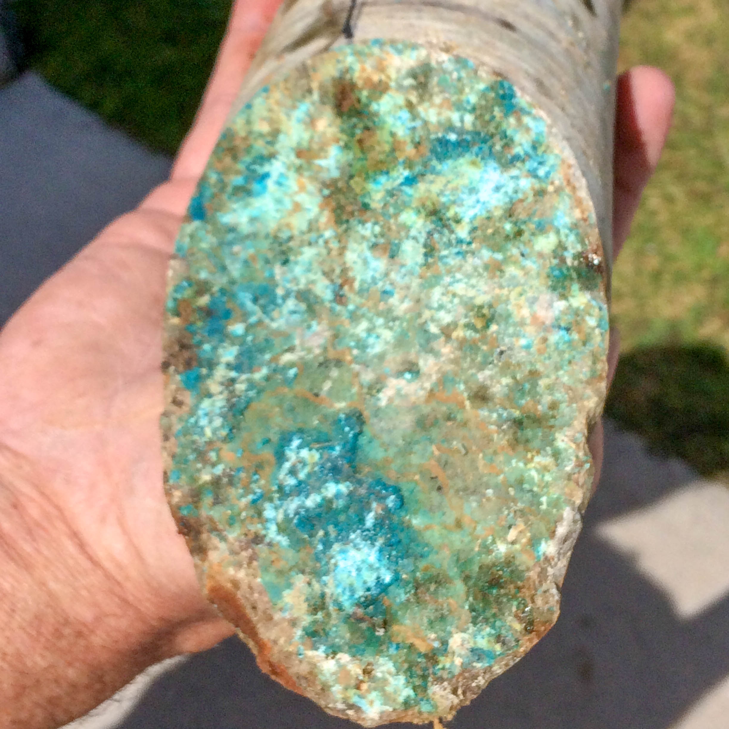 Malachite (Copper Oxide) in Core at Empire 2018.jpg