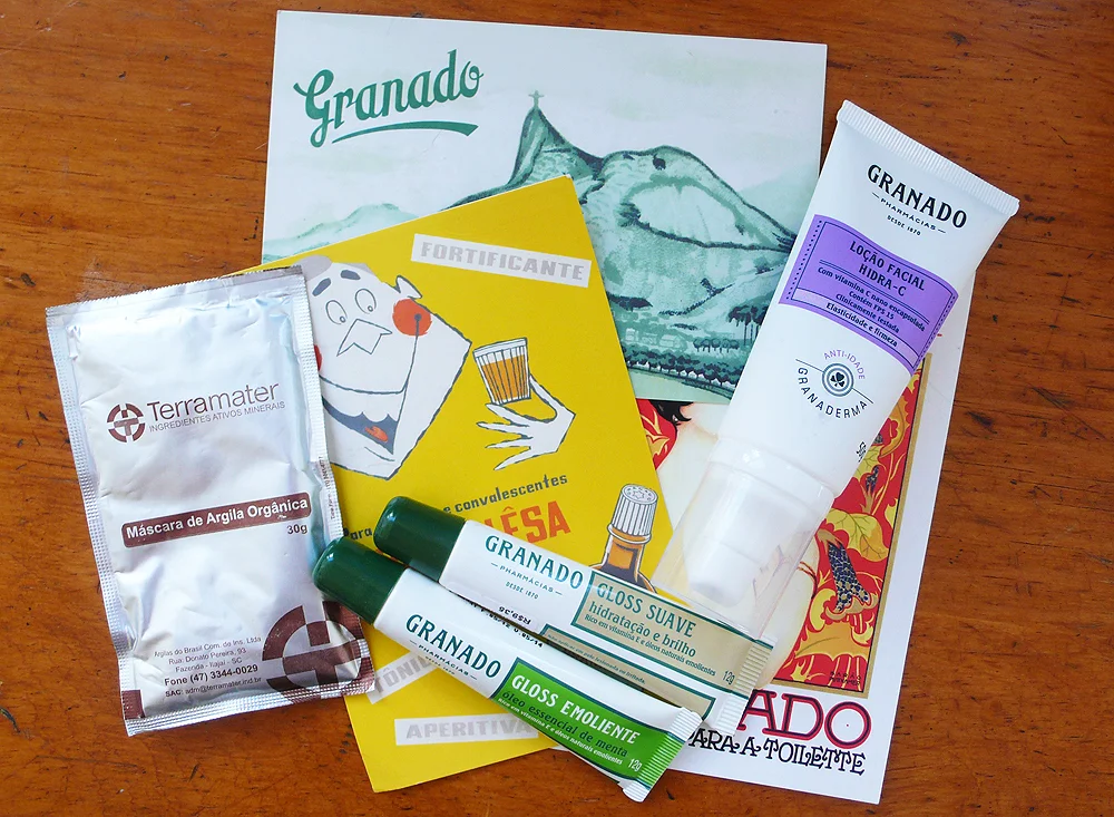 I’ve been office surfing a bit this summer on the Upper East, and one of the office mainstays (a guy in finance, mind you) mentioned he was going to Brazil and would I like anything from there. I couldn’t resist asking for some cult beauty products - ‘some what?’ - 'you know, things that are cult-ish, brands that are classic, funny little products, that kind of thing’ - 'I have no idea what you mean.’
Imagine my surprise when a pile of Granado items showed up on my desk! He told me a little about this brand, which is sort of the Kiehl’s or C.O. Bigelow of Brazil … and when I dug deeper I realized that, yes, this is the ne plus ultra of Brazilian cult beauty.
This apothecary was founded in 1870 in Rio, and was not only the go-to locale for tinctures of health etc., but was also a social center (sort of like a Starbucks, back when you wanted to hang out in Starbucks). The company was acquired from the Granado family in 1994, but hasn’t lost its roots in classic, effective and simple beauty products. (You can read all about the brand here ).
My favorites are these lip glosses in Suave and Emoliente (technically smooth and emollient, but I think it’s more like matte and glossy).
I was also blessed with what is potentially a lifetime supply of these Terramater mud packs … they’re pure mineral mud, and you just add water to create a paste which is actually surprisingly exfoliating. I rub it on like a scrub, then leave it to dry like a mask.
I can’t wait to get back to Brazil and go in this place! The original flagship in Rio still exists … dreamy.
Go there : Granado, the cult apothecary of Brazil Find this : Rua Primeiro de Março 14 Centro, Rio, Brazil ( info here )
Thanks so much GABRIEL! You DO know what cult beauty is.