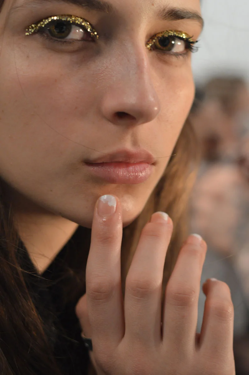 Backstage at NYFW FW15 with Tadashi Shoji  An