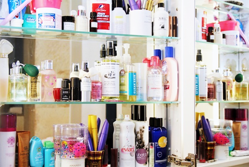 I have a lot of stuff in my cabinets (this is not