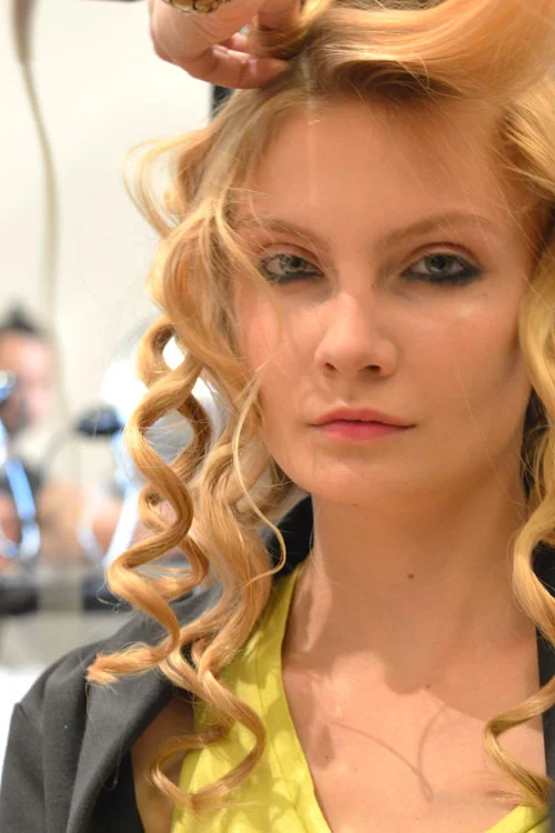 Backstage at Cynthia Rowley