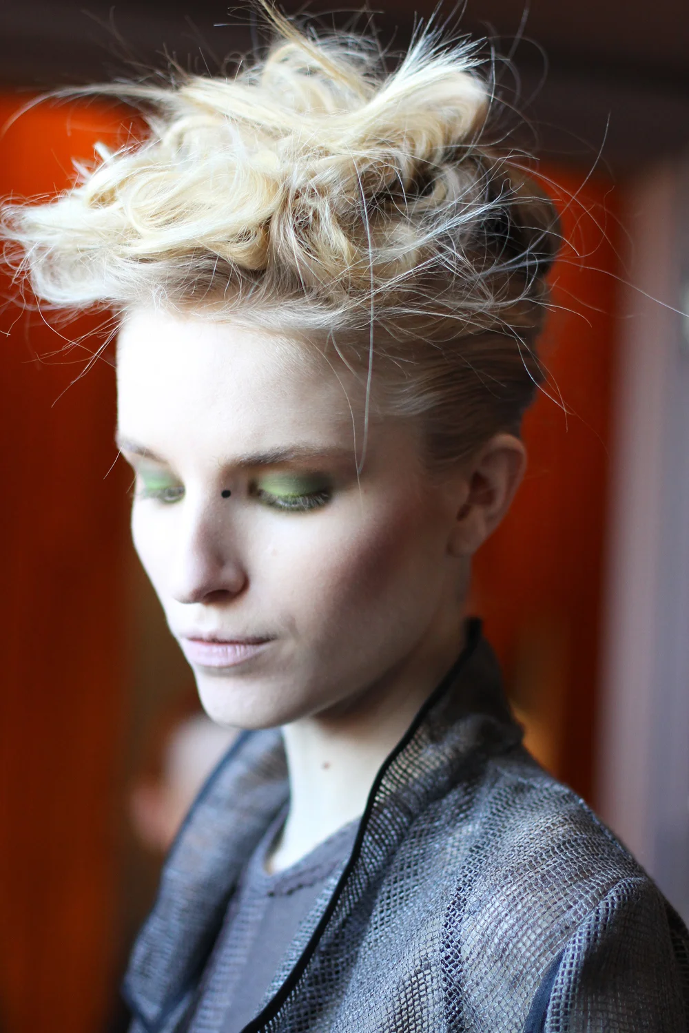 Katie Gallagher FW12. Makeup by MAC. Hair by Cesar 