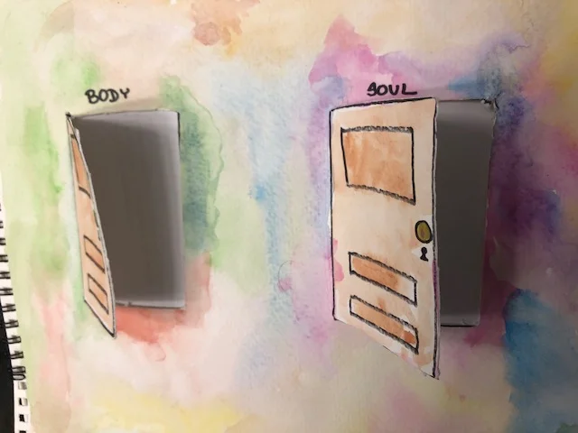 Use an exact knife to cut the top, bottom and one of the sides if you want your doors to be able to be opened.