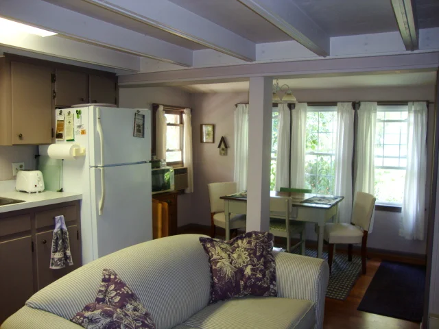 Kitchen and dining area
