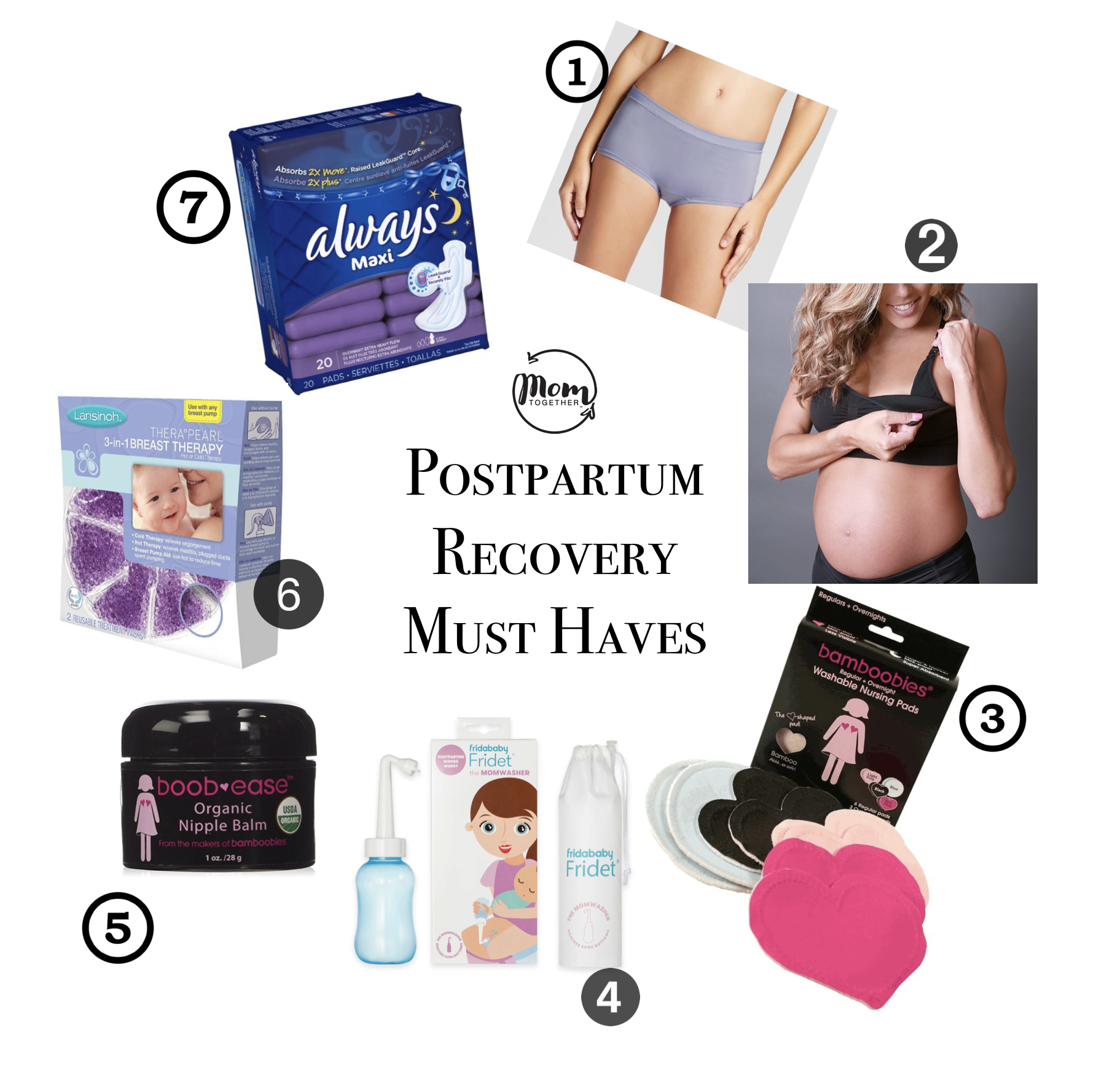 must haves for postpartum