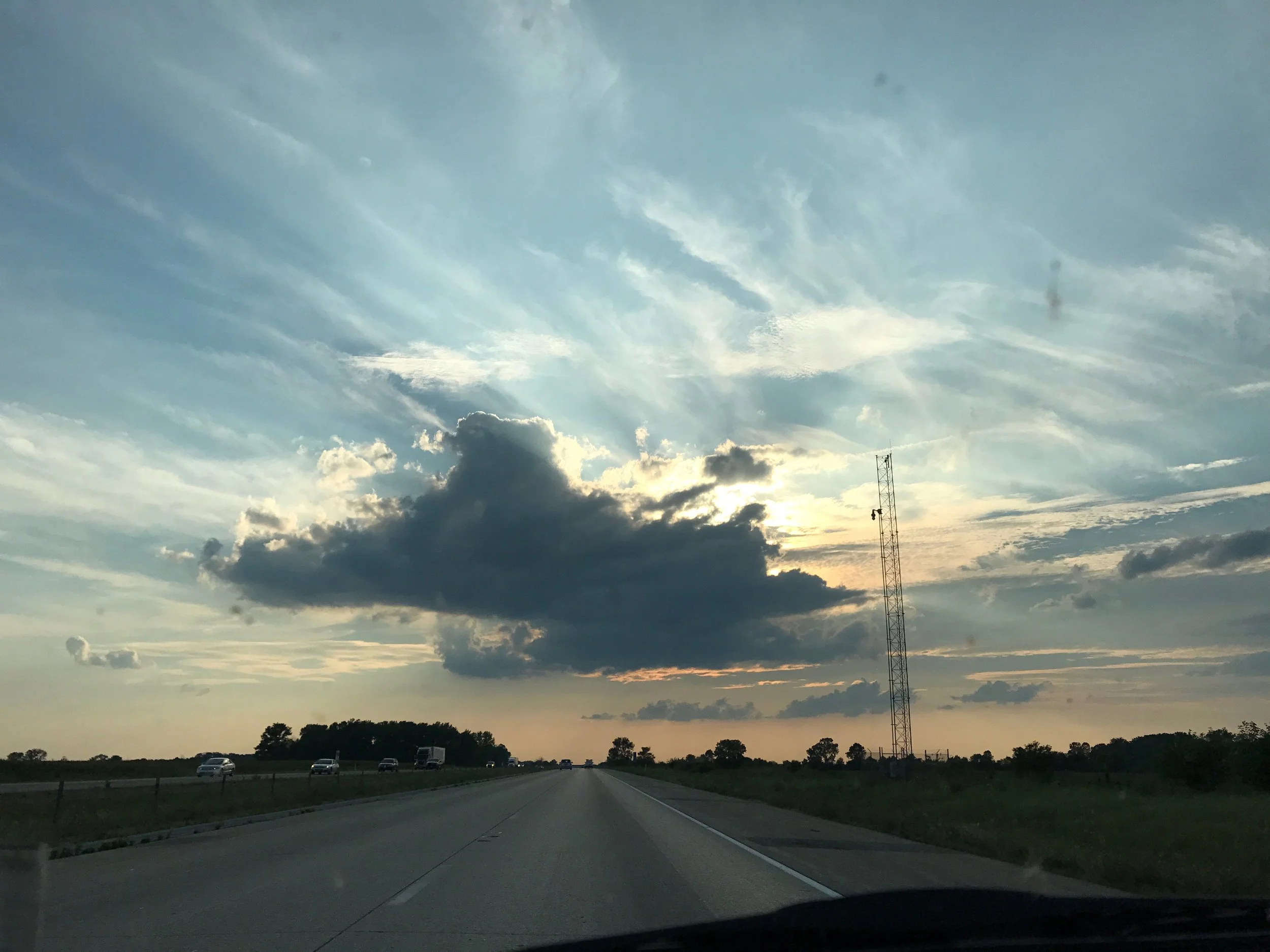 Sunset, somewhere in Indiana...