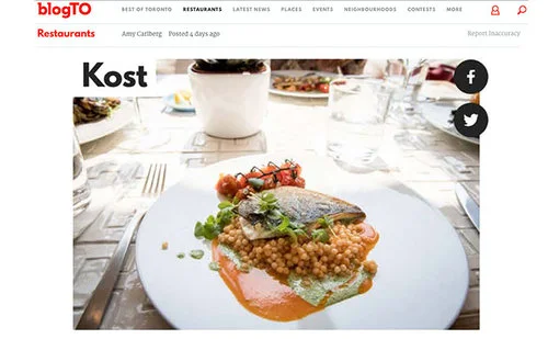 BLOG TO Kost Restaurant