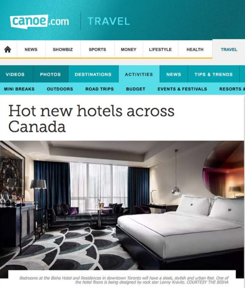 CANOE Hot New Hotels Across Canada