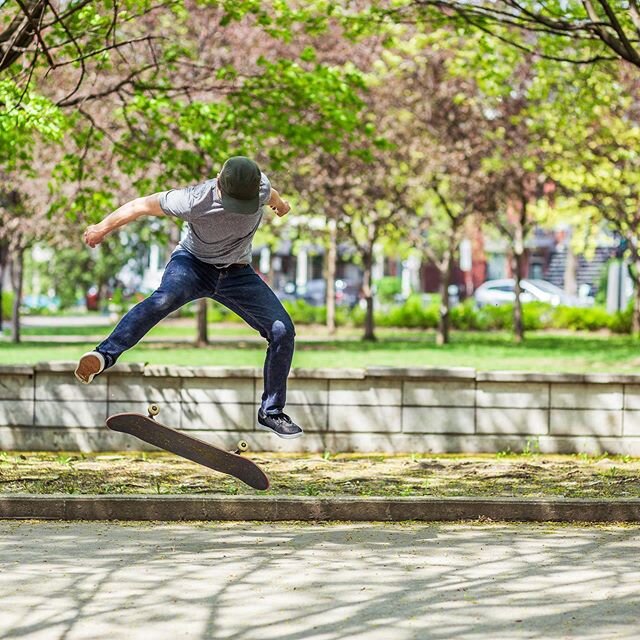 Skateboarding, Montreal, 2017.  #TBT