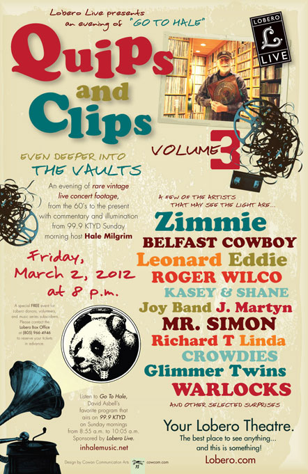 Quips & Clips shows at Lobero Theatre