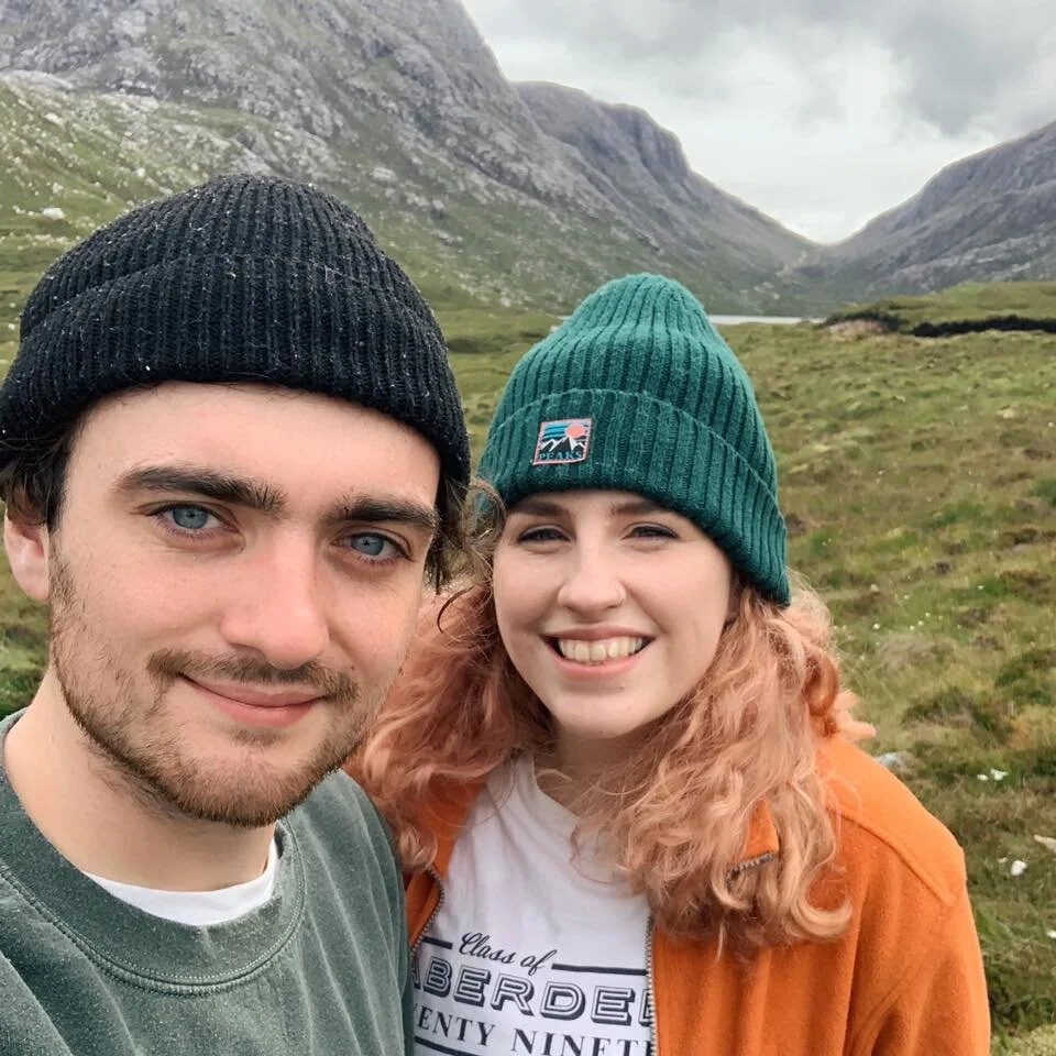 Young couple retreats back to their Scottish island roots amidst global pandemic