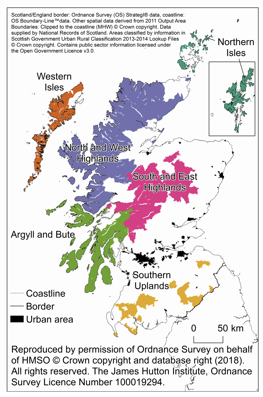Study shows that sparsely populated areas of Scottish Islands could diminish by up to 25 percent