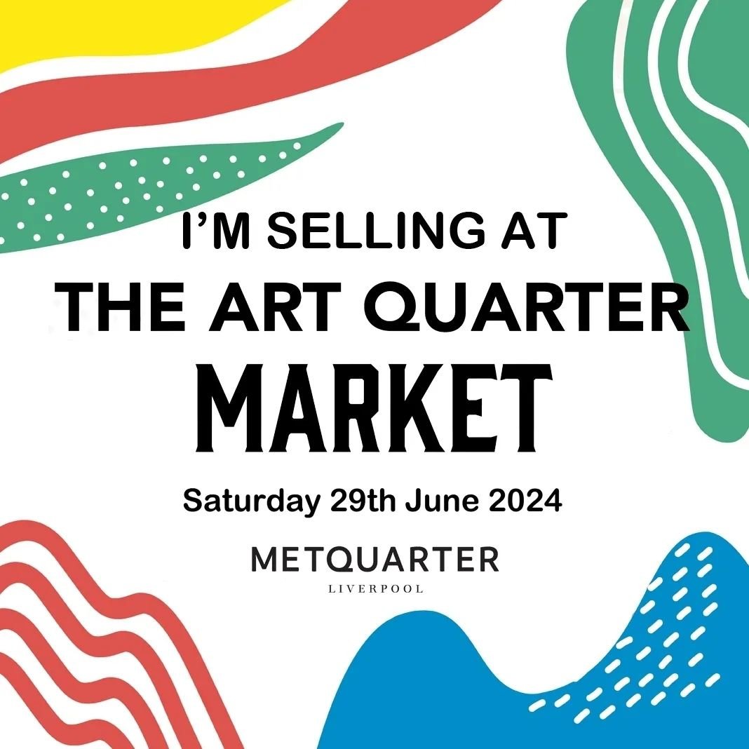Really looking forward to tomorrow's @artquarterlpool market. I'll be there with my prints and a selection of original pieces alongside lots of other local creatives and makers! You can find us in the @metquarter from 11am - 5pm. 😊
.
#liverpoolcreat