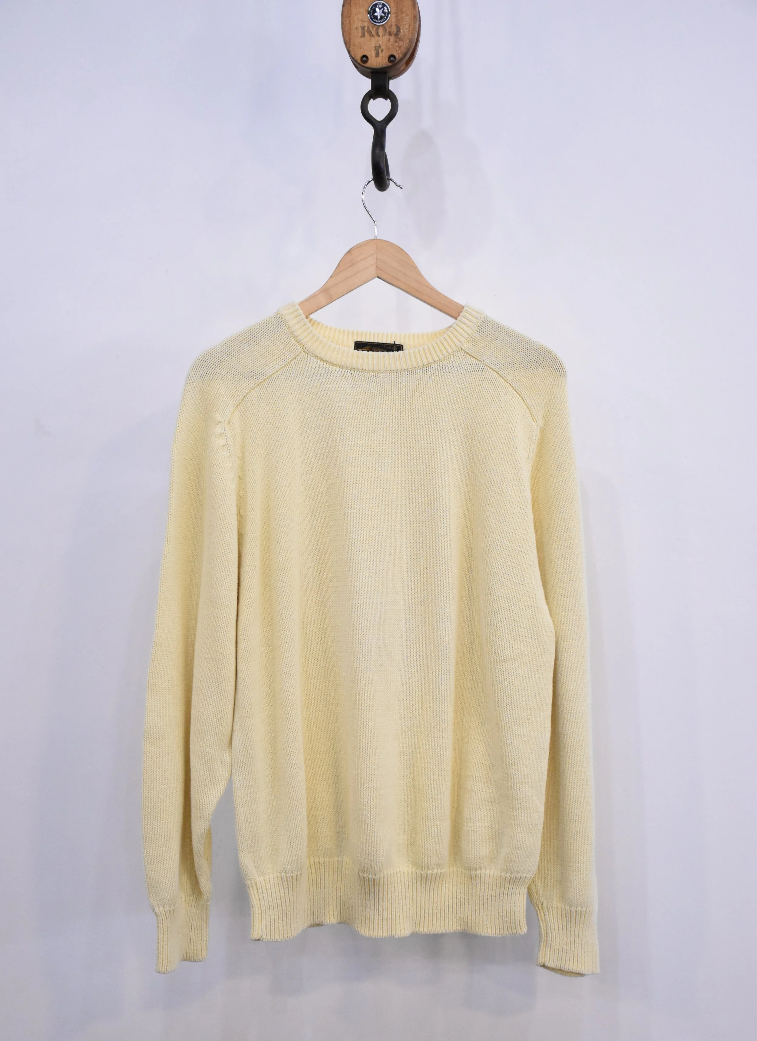 Eddie Bauer Butter Yellow Knit