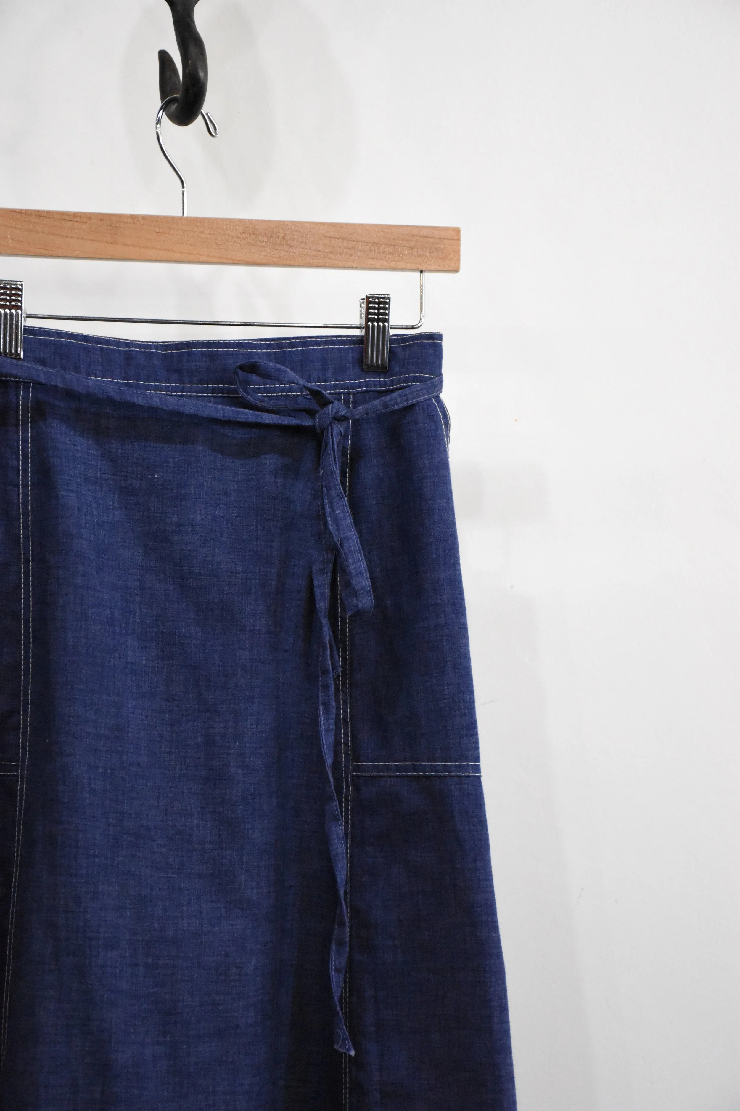 Wrap Skirt Denim
